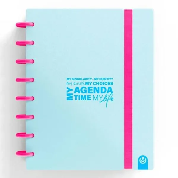 Päivyri Carchivo My Agenda Time My Lfe Pastellinsininen A5 (10 osaa)