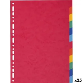 Seperators Exacompta A4 Multicolour (25 Units) (12 Units)