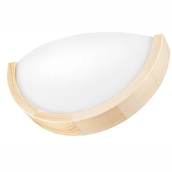 LD.PD-8.4 ANELLO WALL 1-light wooden semi-ceiling lamp