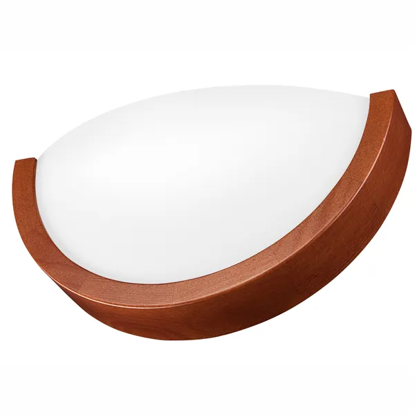 LD.PD-8.4 ANELLO WALL 1-light wooden semi-ceiling lamp