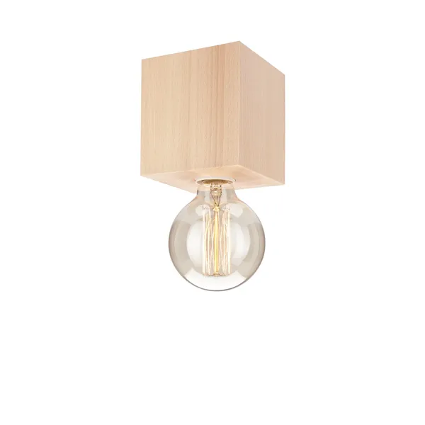 LD-1.7 ARON 1-light wooden ceiling lamp