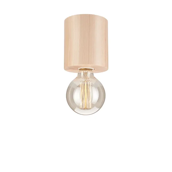 LD-1.8 LEO 1-light wooden ceiling lamp