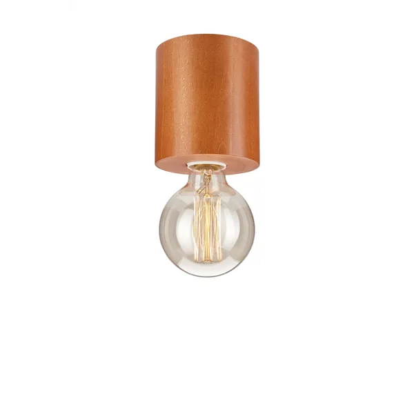 LD-1.8 LEO 1-light wooden ceiling lamp