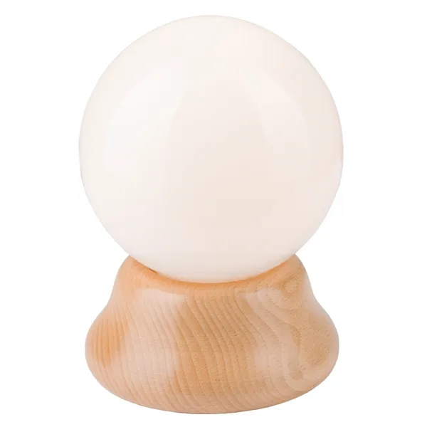 LN-1 BUBBLE night lamp, 1-point wooden ball