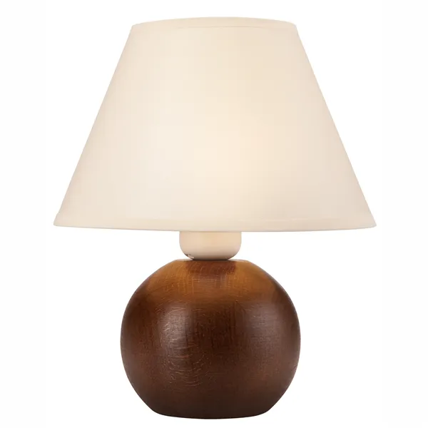 LN-1.D.2 BALL 1-light wooden night lamp with a lampshade