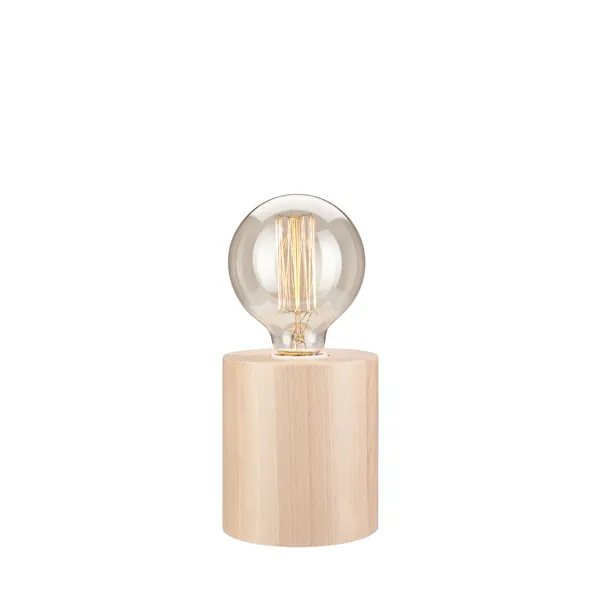 LN-1.D.10 LEO TABLE 1-light wooden night lamp