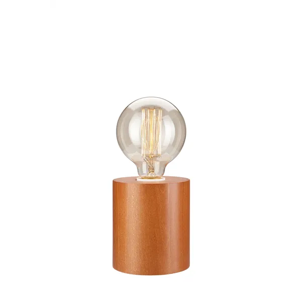 LN-1.D.10 LEO TABLE 1-light wooden night lamp