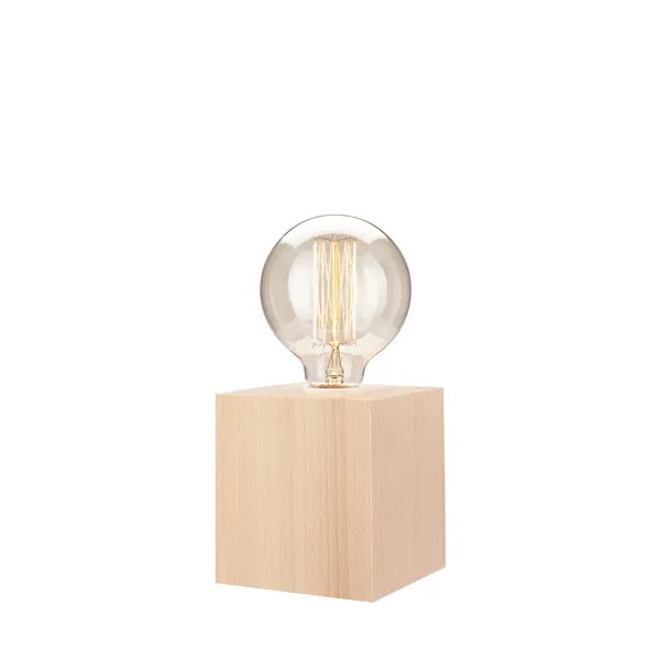 LN-1.D.9 ARON TABLE 1-light wooden night lamp