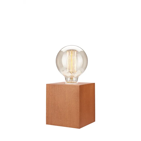 LN-1.D.9 ARON TABLE 1-light wooden night lamp