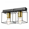 LM - 2.181 MIKA 2-light ceiling lamp black / gold