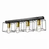 LM - 4.181 MIKA 4-light ceiling lamp black / gold