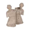 Knygų atrama Beige Polyresiini 22,7 x 12,8 x 25,8 cm (2 osaa)