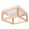 LM - 2.175 VILLY 2-light ceiling lamp white / natural