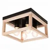 LM - 4.175 VILLY 4-light ceiling lamp black / natural