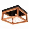 LM - 4.175 VILLY 4-light ceiling lamp black / rustic