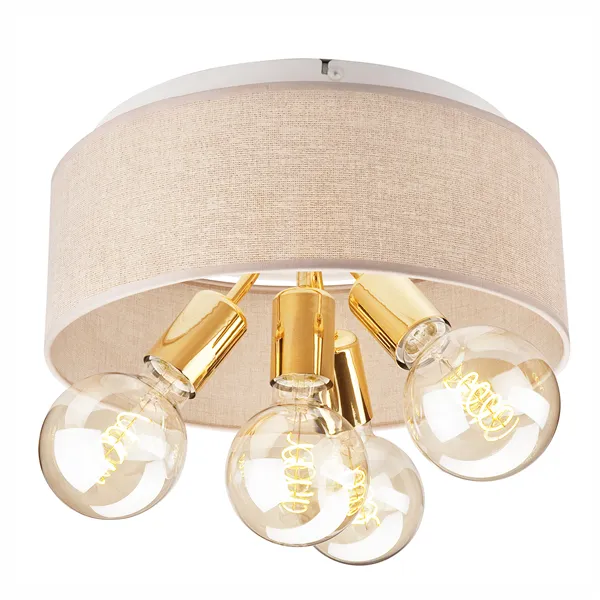 LM - 4.178 CARINA 4-light gold ceiling lamp