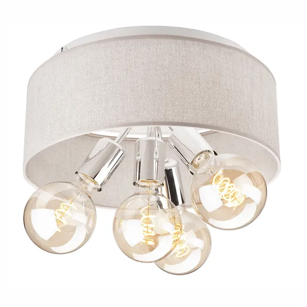 LM - 4.178 CARINA 4-light chrome ceiling lamp