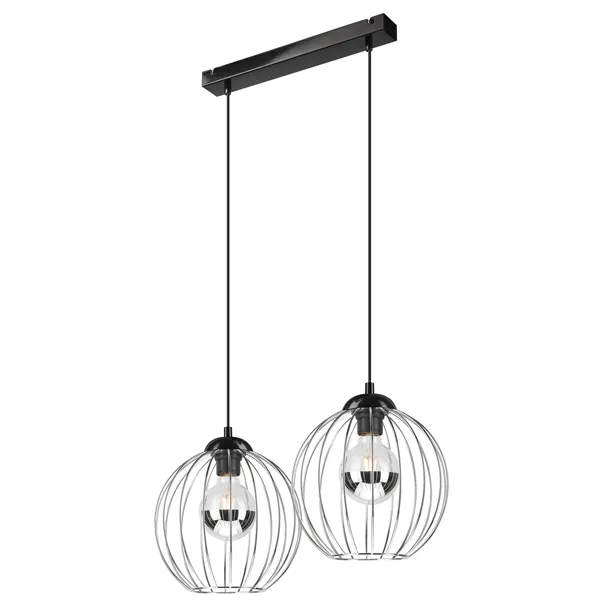 LM-2.162 ZOYA 2-light chrome hanging lamp