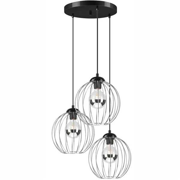 LM-3.162 ZOYA 3-light chrome hanging lamp