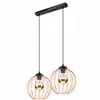 LM-2.162 ZOYA 2-light copper hanging lamp