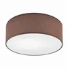 LM-1.207 VIVIAN ceiling lamp with lampshade, 1-light brown