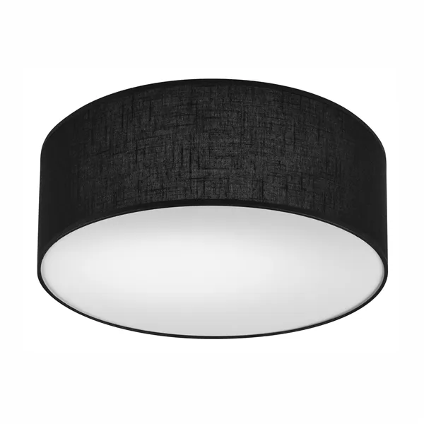 LM-1.207 VIVIAN ceiling lamp with lampshade, 1-light, black