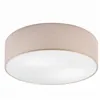 LM-2.207 VIVIAN 2-light ceiling lamp with lampshade, beige