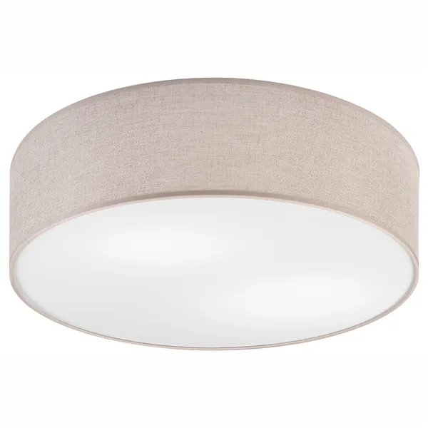 LM-2.206 ESTELLE silver 2-light ceiling lamp with lampshade