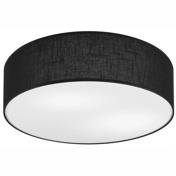 LM-2.207 VIVIAN ceiling lamp with lampshade, 2-light, black