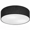 LM-2.207 VIVIAN ceiling lamp with lampshade, 2-light, black