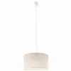 LM-1.209 VIVIAN 1-light pendant lamp with a lampshade, cream