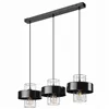 LM-3.199 JOY 3-light hanging lamp black / chrome