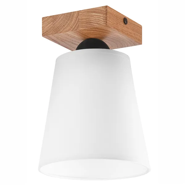 LM-1.200 LULA 1-light oak/white ceiling lamp