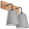 KM-2.200 LULA 2-light oak wall lamp