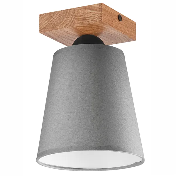 LM-1.200 LULA 1-light oak / gray ceiling lamp