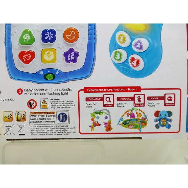 Set of Toys for Babies Winfun 13 x 18,5 x 2,5 cm 3 Pieces (6 Units)