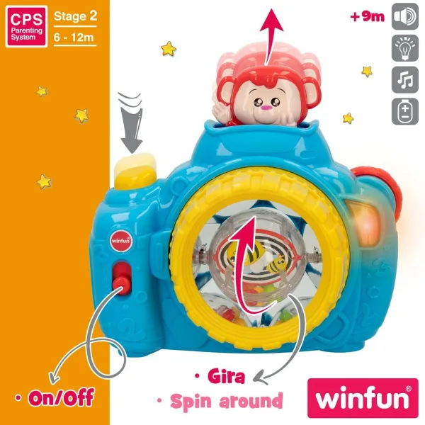 Детский фотоаппарат Winfun Синий 17 x 16,5 x 8 cm (6 штук)