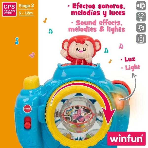 Детский фотоаппарат Winfun Синий 17 x 16,5 x 8 cm (6 штук)