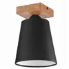 LM-1.200 LULA 1-light oak / black ceiling lamp