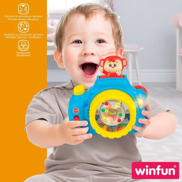 Детский фотоаппарат Winfun Синий 17 x 16,5 x 8 cm (6 штук)