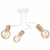 LM-3.195 CONOR 3-light ceiling lamp white / oak