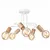 LM-5.195 CONOR 5-light ceiling lamp white / oak