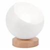 LN - 1.D.14 AVA BALL 1-point white table lamp with a metal hemisphere