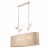 LM - 2.171 NOEMI 2-light gold hanging lamp with a lampshade