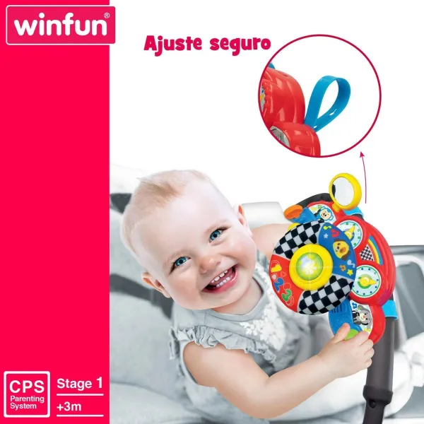 Ohjauspyörä lastenrattaisiin Winfun 29 x 17 x 10,5 cm (4 osaa)