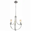 LM - 3.173 GINA 3-light silver metal chandelier