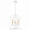 LM - 3.174 CONSTANTINE 3-light chandelier white ''cage''