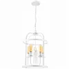 LM - 5.174 CONSTANTINE 5-light white 'cage' chandelier