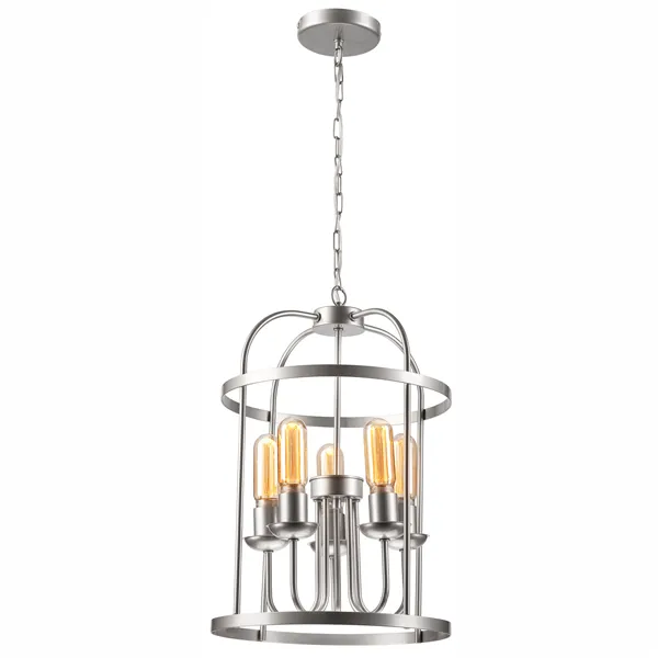 LM - 5.174 CONSTANTINE 5-light silver ''cage'' chandelier