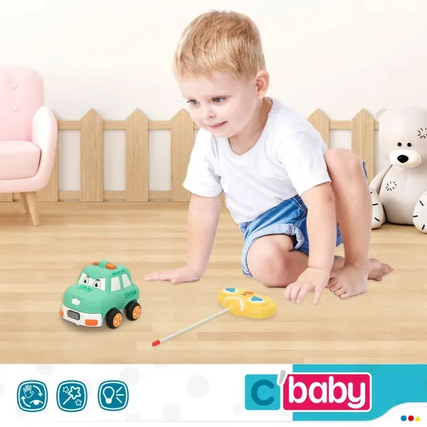 Ar Pulti Vadāma Automašīna Colorbaby Zaļš 13 x 9 x 10 cm (6 gb.)